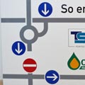 Verkehrs-Hinweisschilder